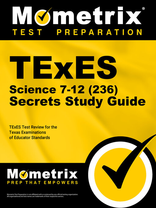 Cover image for TExES Science 7-12 (236) Secrets Study Guide